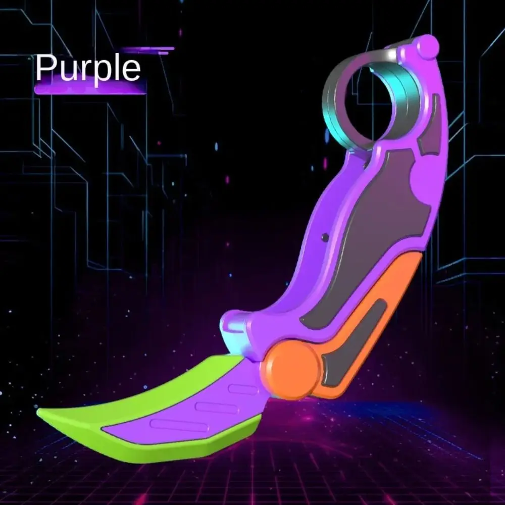 Gravity Carrot Plastic Claw knife 3D Printing Toy Portable Anxiety Relief Plastic Adult Fidget Toys Decompression Toy Teens