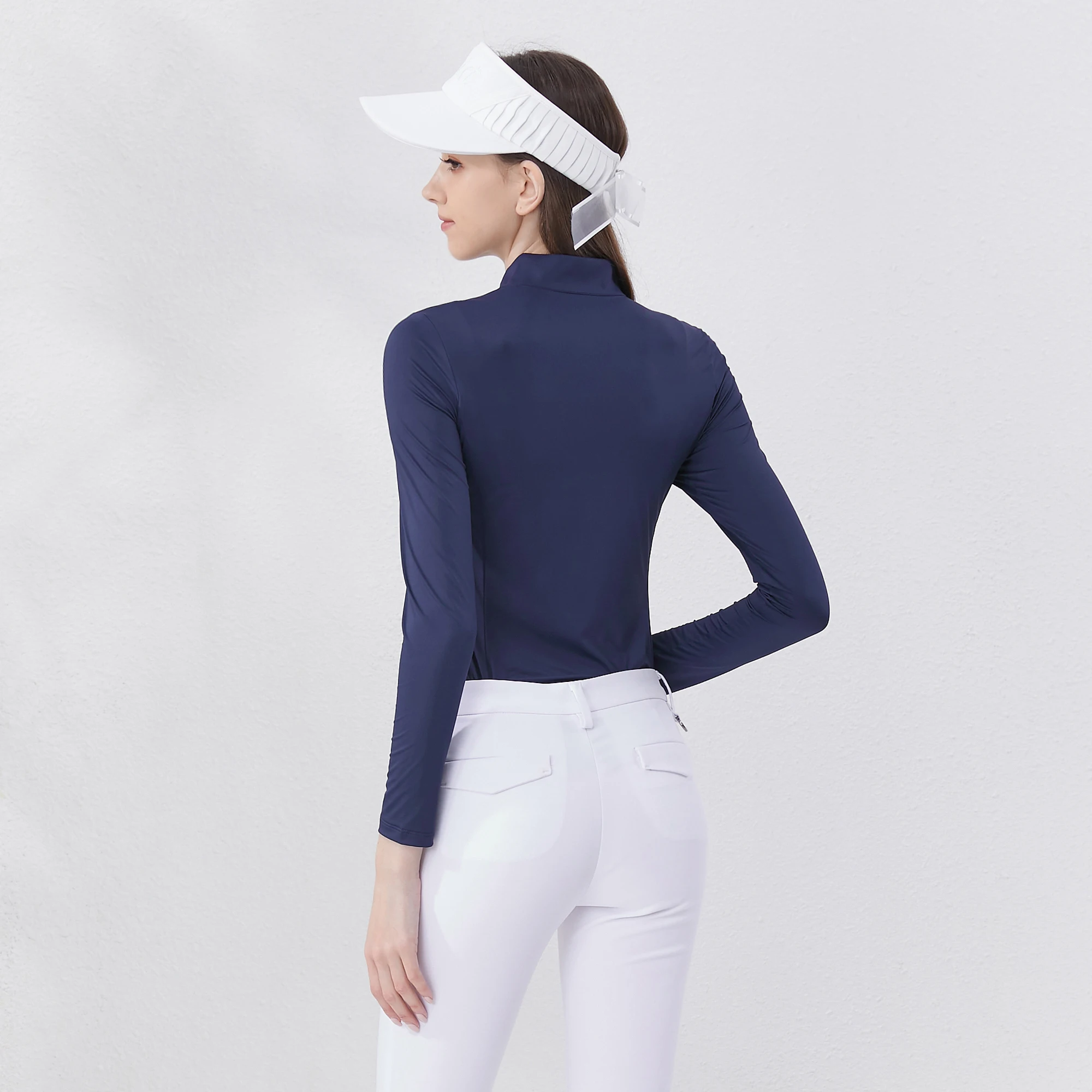 Golf Women Summer Long Sleeve Polo T-shirts UV Protection Female Fashion Clothing Quick-dry Tops Gym Yoga Sports Shirts