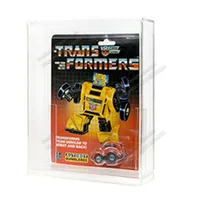 Dustproof Clear Protective Transformers Minicar Carded Action Figure Acrylic Display Case Perspex Games Storage Protector Box 1