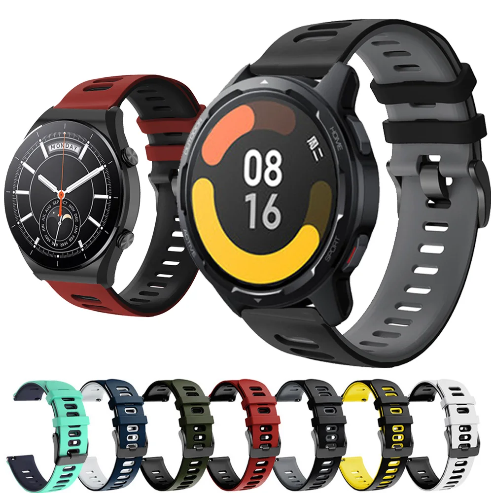 Per Xiaomi Mi Watch S1 Active /S1 Cinturino Sportivo Cinturino In Silicone Cinturino 22 Mm Cinturino Per Mi Watch Color 2 /Mi Watch Global