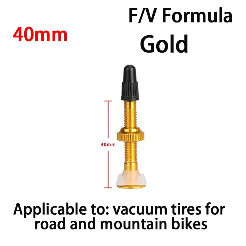 Premium MTB and Road Bike Tubeless Valve Nozzle with Tire Plugs - Presta, 40mm & 60mm Options