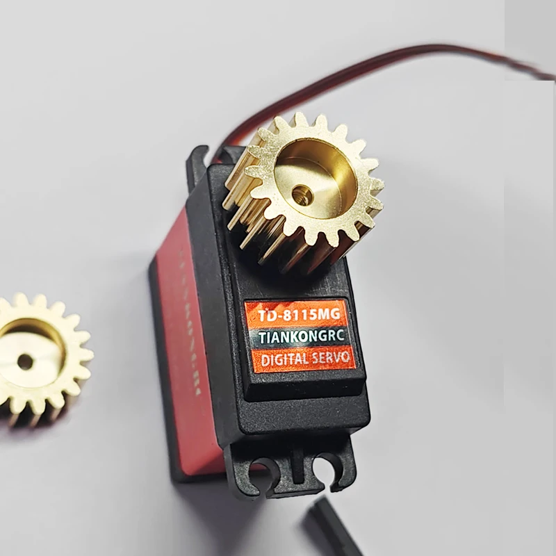 Servo Gears 25T Spline 1M 18 Teeth Copper Gear RC Servo Accessories Robot Arm Gear