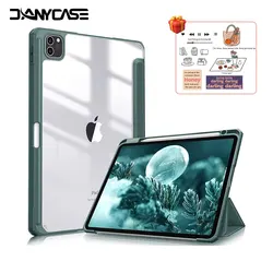 Versatile Slim-Fit Protective Tablet Case for 2024 Pro 13 M4 (Dark green)