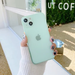 Custodia per telefono in silicone liquido opaco vibrante - Cover ultra sottile in TPU morbido, 8 opzioni di colore