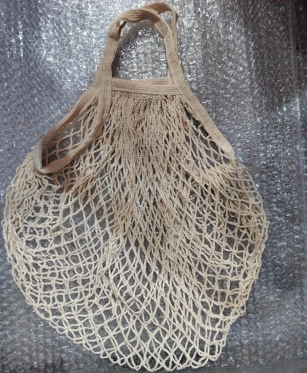 Fishing Net Tote Bag Reusable Portable Cotton Mesh String Net Bag