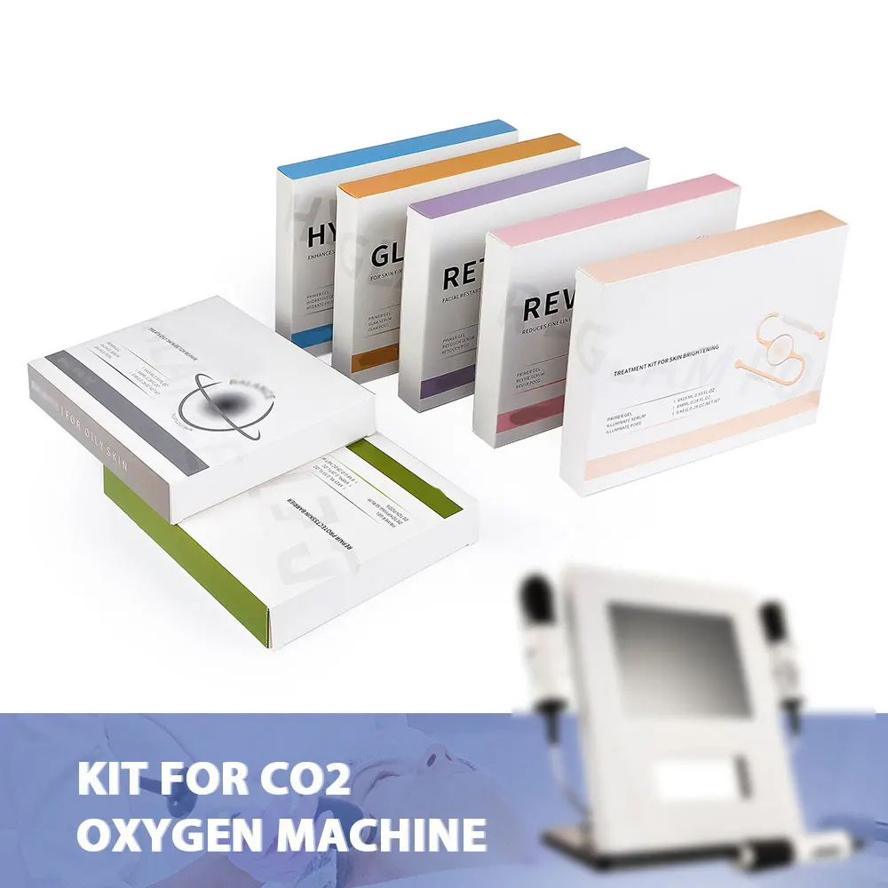 Portable CO2 Oxygen Bubble Pen Facial Massager High-frequency Vibration Skin Care Beauty Machine