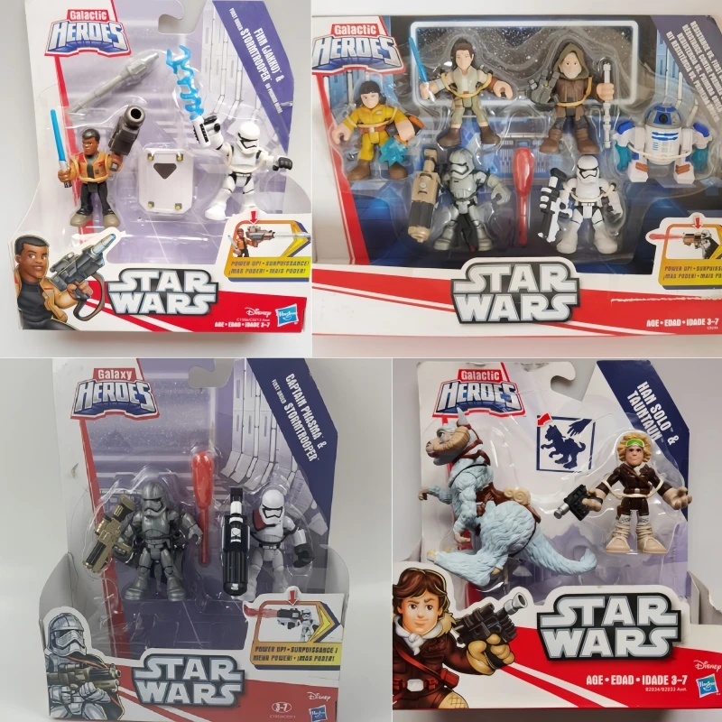 Anime Star Wars Darth Vader Stormtrooper Clonetrooper Luke Han Solo Leia Organa Solo Modello Pvc Action Figure Modello Bambola Giocattolo Regalo