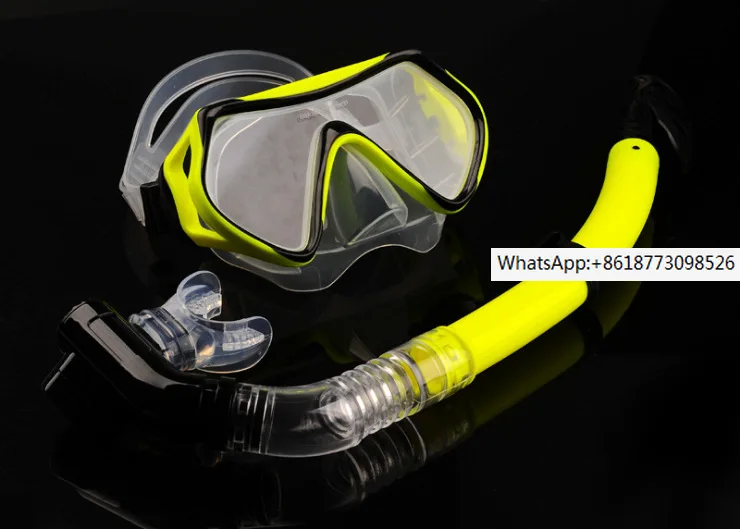 

Diving Sanbao Diving Mask Full Dry Equipment Diving Glasses Adult Breathing Tube Set Diving Glasses