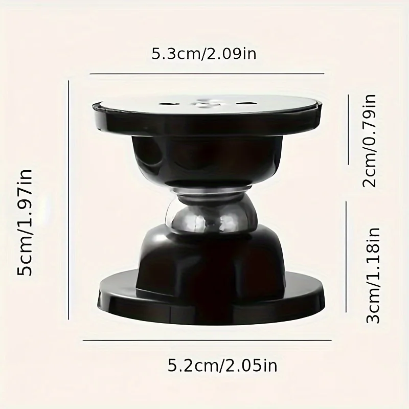 1pc Soft Magnetic Door Stop Adhesive Wall/Floor Mount No Drilling Easy Installation Keeps Doors Open Safely for Home & Office