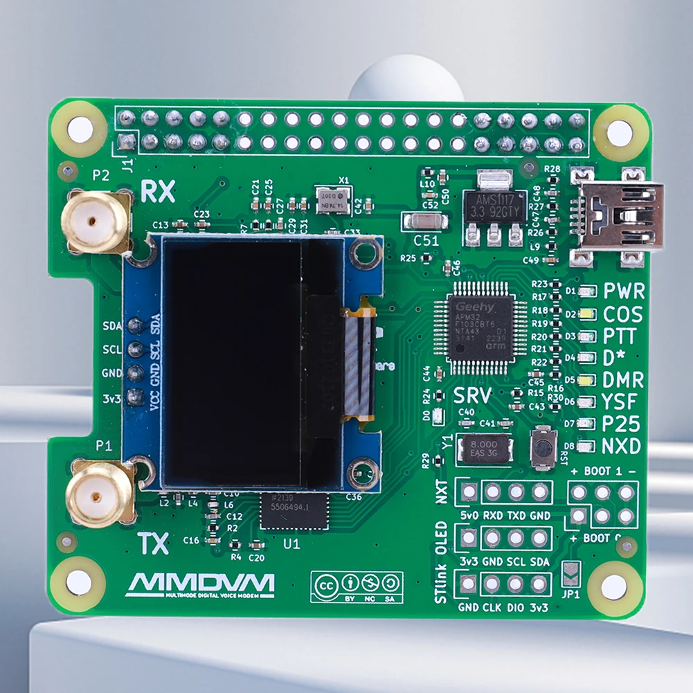 MMDVM ���÷��� RX TX �ֽ��� ����, ���׳�, OLED MMDVM �ֽ��� ����, UHF VHF ������ P25 DMR D-Star, ����� ���̿�