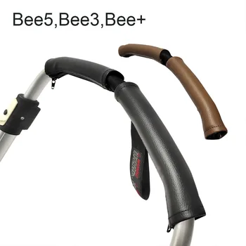 Bugaboo Bee3 Bee5 Bee 유모차 장갑, PU 가죽 커버, 여행용 자동차 팔걸이 보호대, 유모차 액세서리