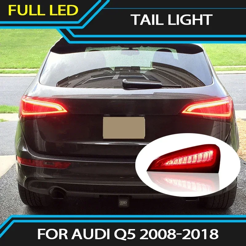 

LED Taillight For AUDI Q5 2008-2018 New Style Rear Lamp LED DRL Running Signal Brake Reversing Parking Light Facelift