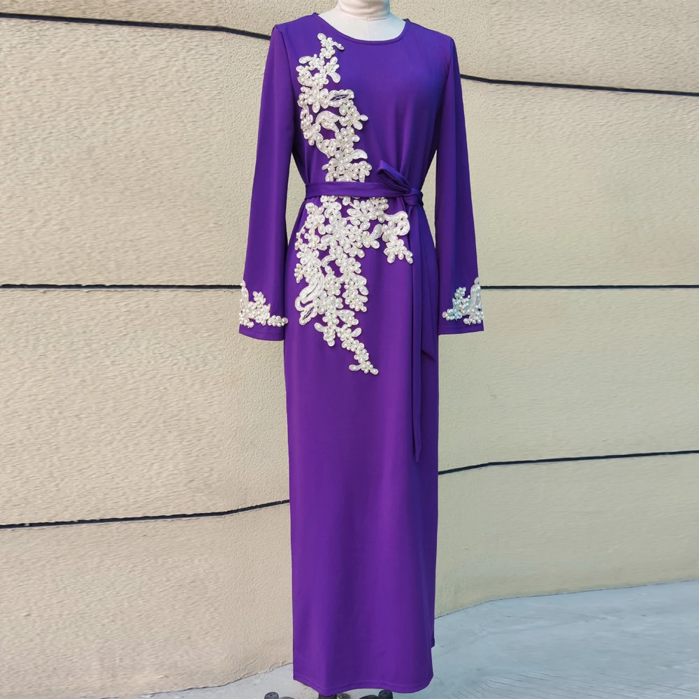 purple dress