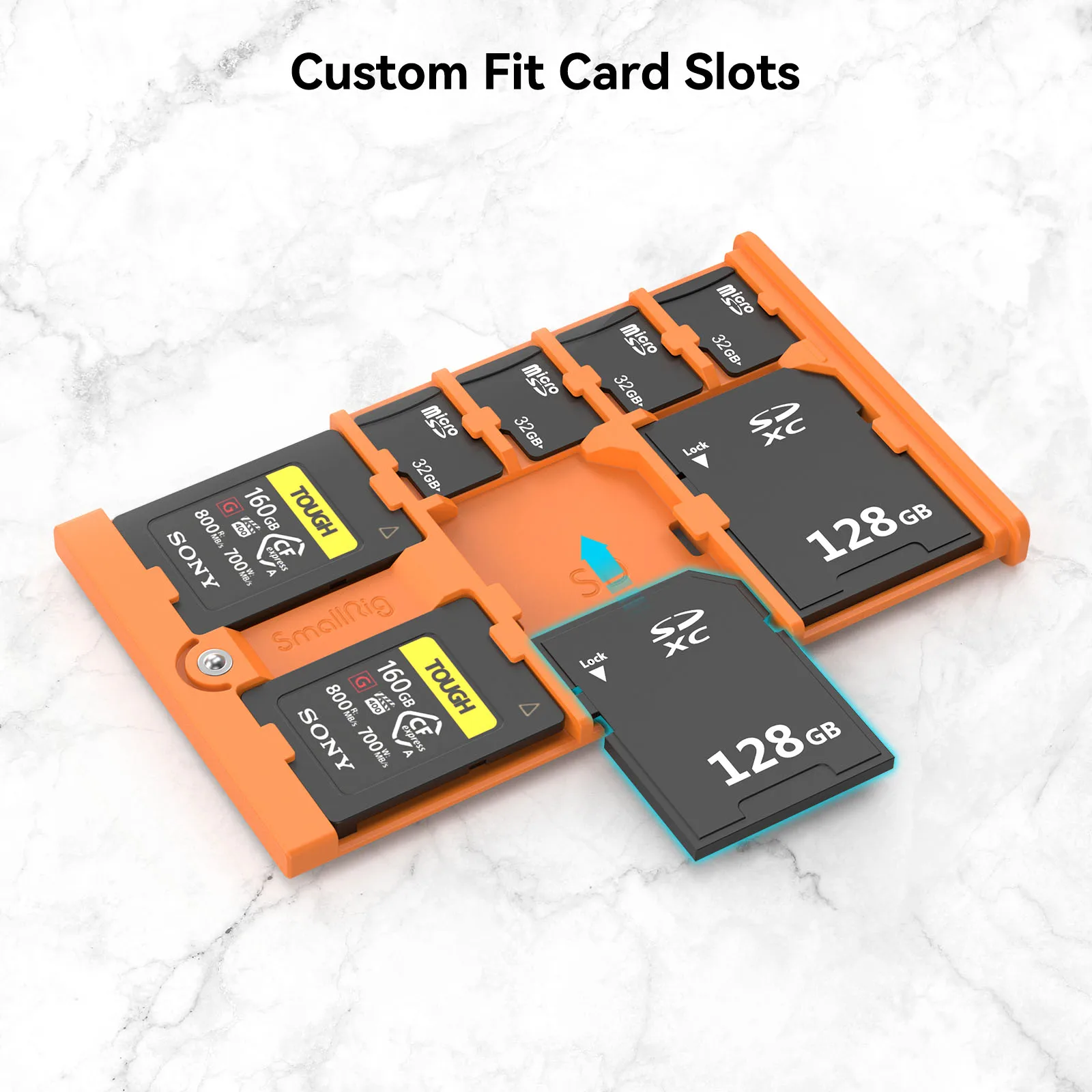 Caixa de Cartão de Memória Smallrig para Sony Cfexpress Tipo-a com sd e Micro sd Slots de Cartão Elegante e Fino 4107 - Image 2