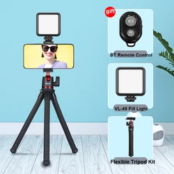Ulanzi MT - 11 Flexible Tripod with Remote Control and Mini Octopus Legs (MT - 11 VL49  BT Kit)