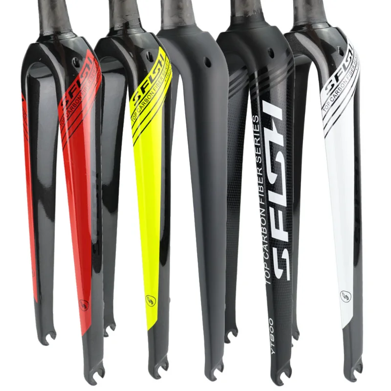 Gravel Carbon Fiber Road Bicycle Front Fork Is Suitable for 700 * 45C