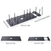 Telescopic Dish Plate Drying Rack Bowl Pot Lid Storage Holder Adjustable Kitchen Organizer Drawer Separated Dish Drying Rack 6