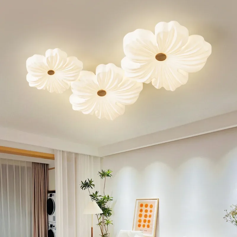 

Atmospheric Living Room LED Ceiling Light Modern Bedroom Ceiling Lamp Simple Popular Flower Dinging Room Hall Lighting Fixtures
