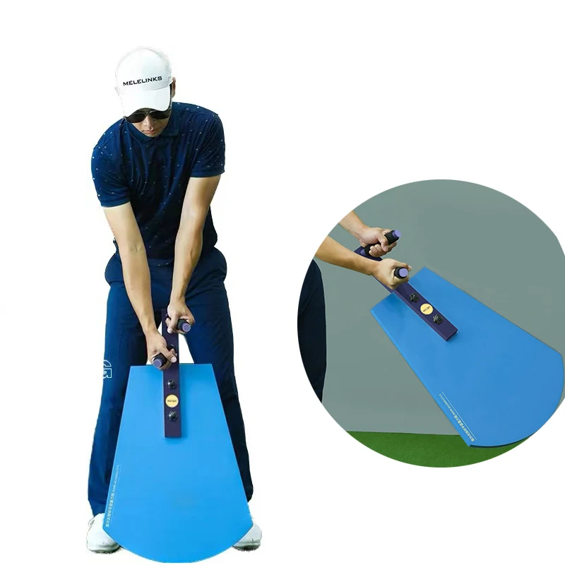 1Pc MELE LINKS 골프 스윙 중력 보드 초보자 스윙 트레이너 포즈 교정기 골프 액세서리