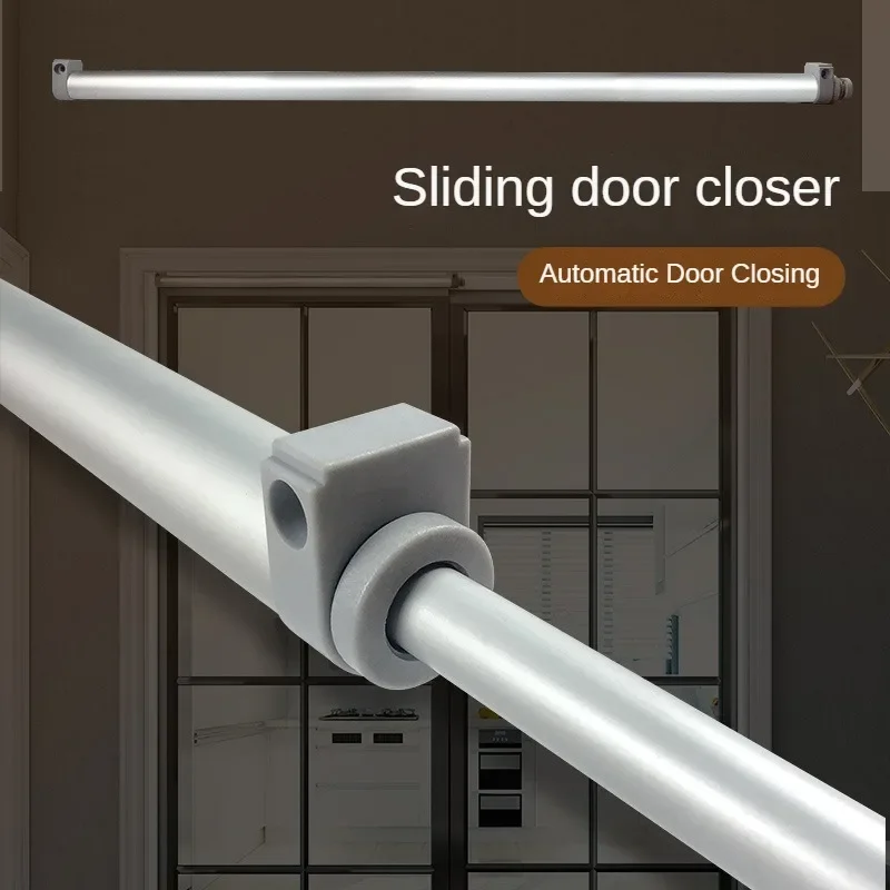 Sliding Closer er Damping Aluminum Alloy Sliding Glass Door Door Simple Household Automatic Closer