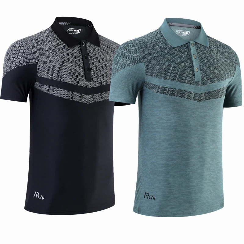 

2023 Breathable Short Sleeve Men Running Fitness T shirt elastic Quick Dry Sports Run Bodybuilding Tennis Tops Training