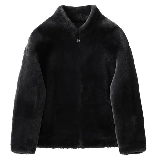 

High-end Double-sided Natural Sheep Shearling Coat Female 2023 Casual 100% Real Wool Jacket Women Manteau Femme Gxy1201