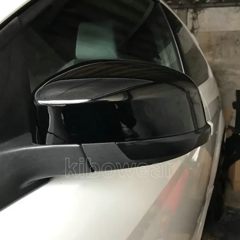 Side Wing Mirror Cap Covers for Ford Focus II III MK3 MK2 2009 2010 2011 2012 2013 2014 2015 2016 2017 (Glossy Black) Replace_voghion.com