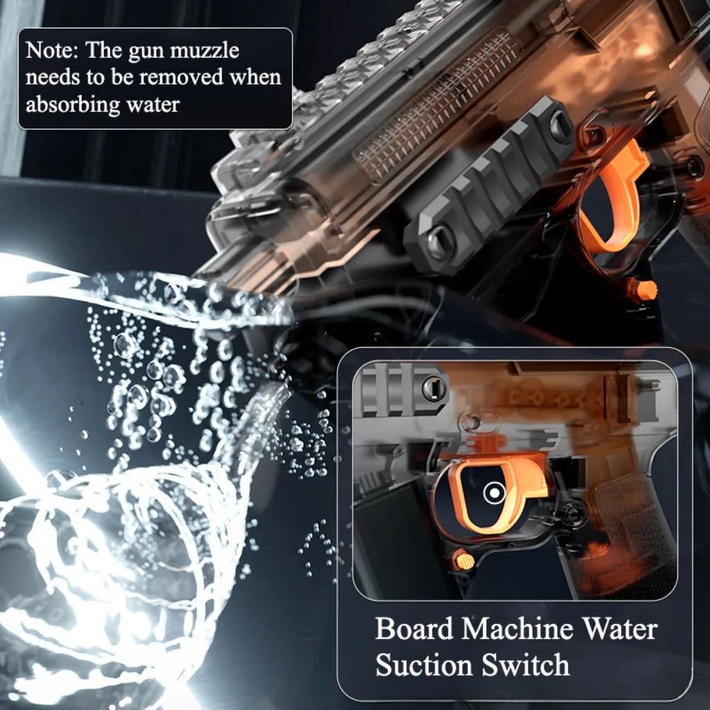 High-Capacity LED Water Blaster - Upgraded Automatic Summer Toy