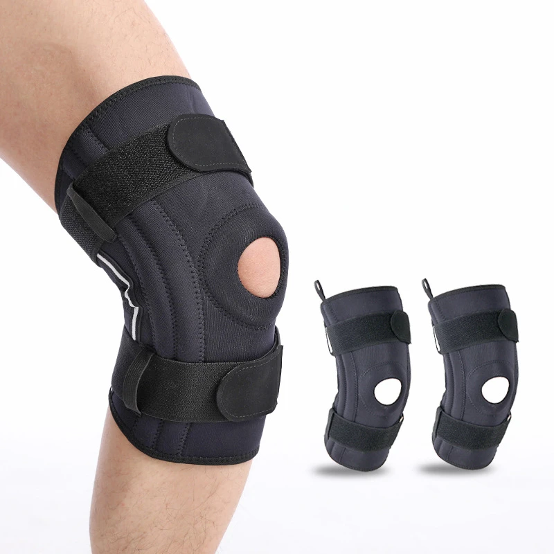 NEENCA Knee Brace w/ Side Stabilizers & Patella Gel Pads Adj Compression Sz  XL