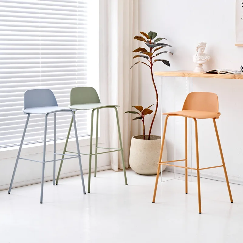 

Nordic bar chairs, internet celebrities, household high legged chairs, modern minimalist coffee shops