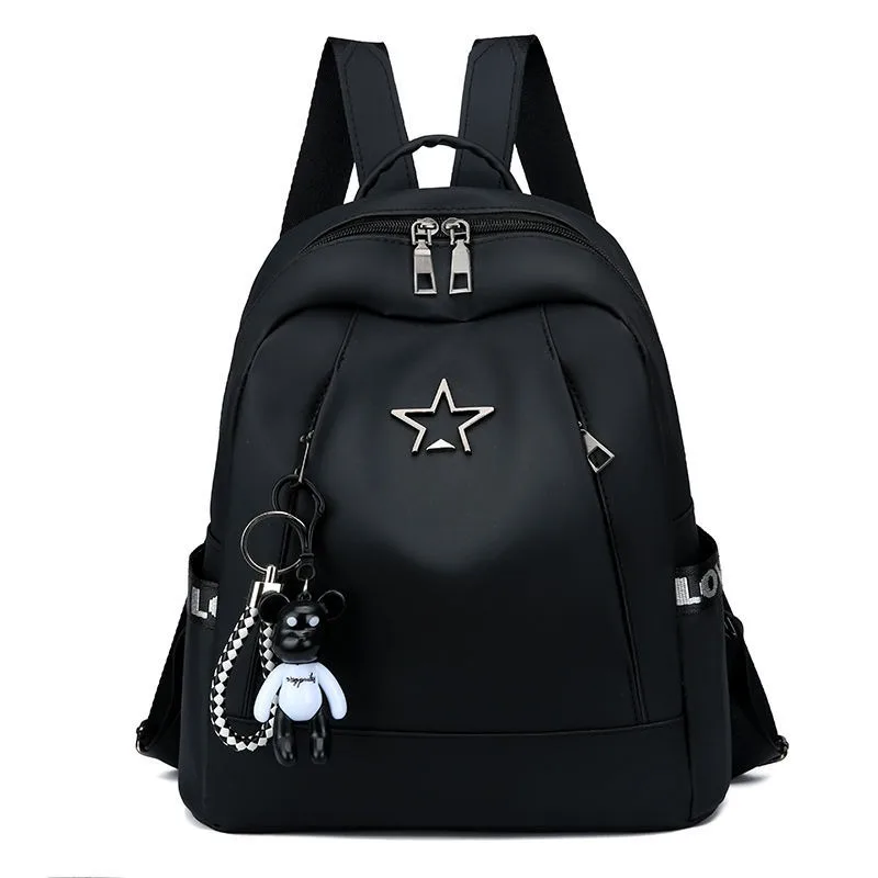

New Fashion Women Travel Backpack Large-Capacity Female Shoulder Bag Soft Rucksack Oxford for Teenagers Schoolbag Bagpack