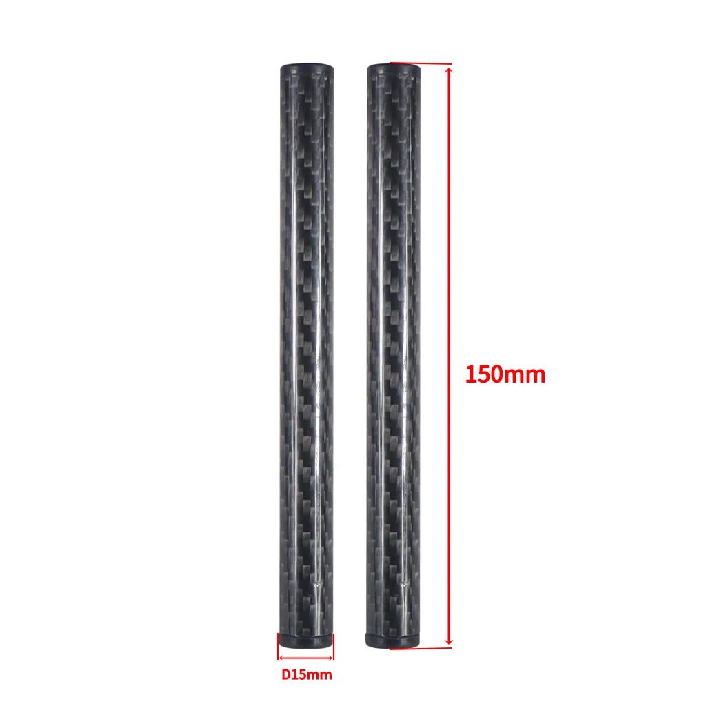 Description Picture 5 of item2Pcs 15mm Carbon Fiber Tube Rod 10cm 15cm 25cm 30cm 40cm for Dia 15mm Rod Rail Follow Focus System Camera Cage Kit Accessories
