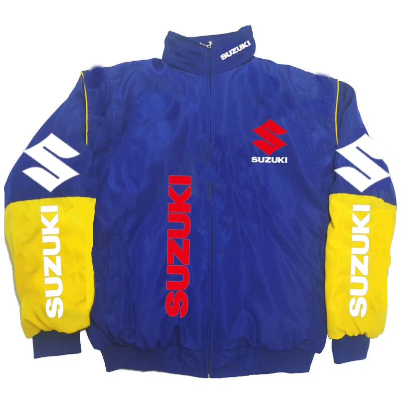 Suzuki Racing Jacket - A fashionable motorcycle riding jacket for