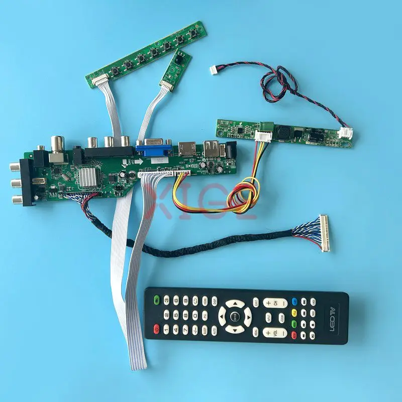 Плата контроллера ЖК подходит для M236HGE M236HGJ M236HJJ цифровой сигнал DVB AV + USB + DHMI + VGA дисплей 1920*1080 23,6 