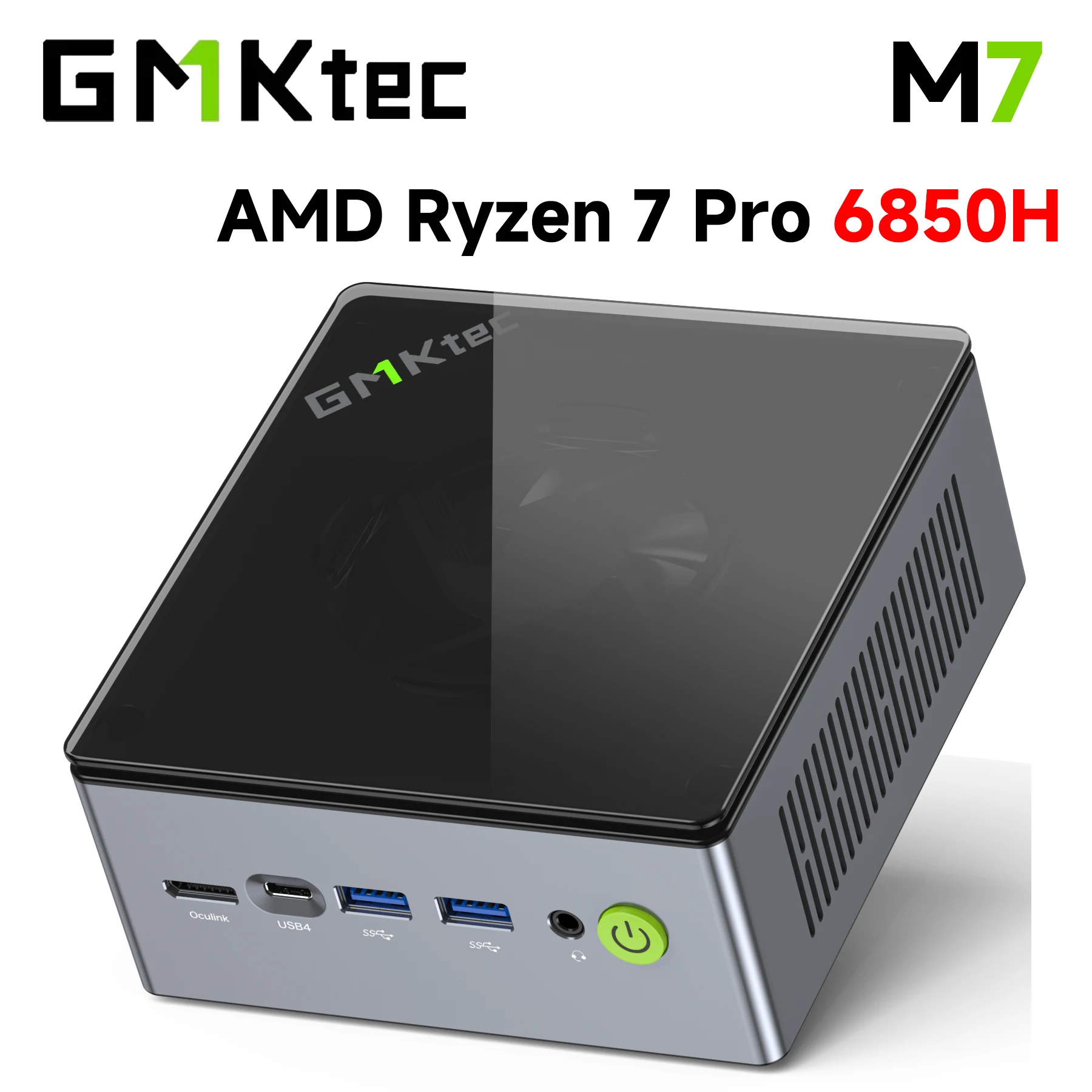 GMKtec M7 ミニPC アップデート版 AMD R7 Pro 6850H Win 11 DDR5 NVMe