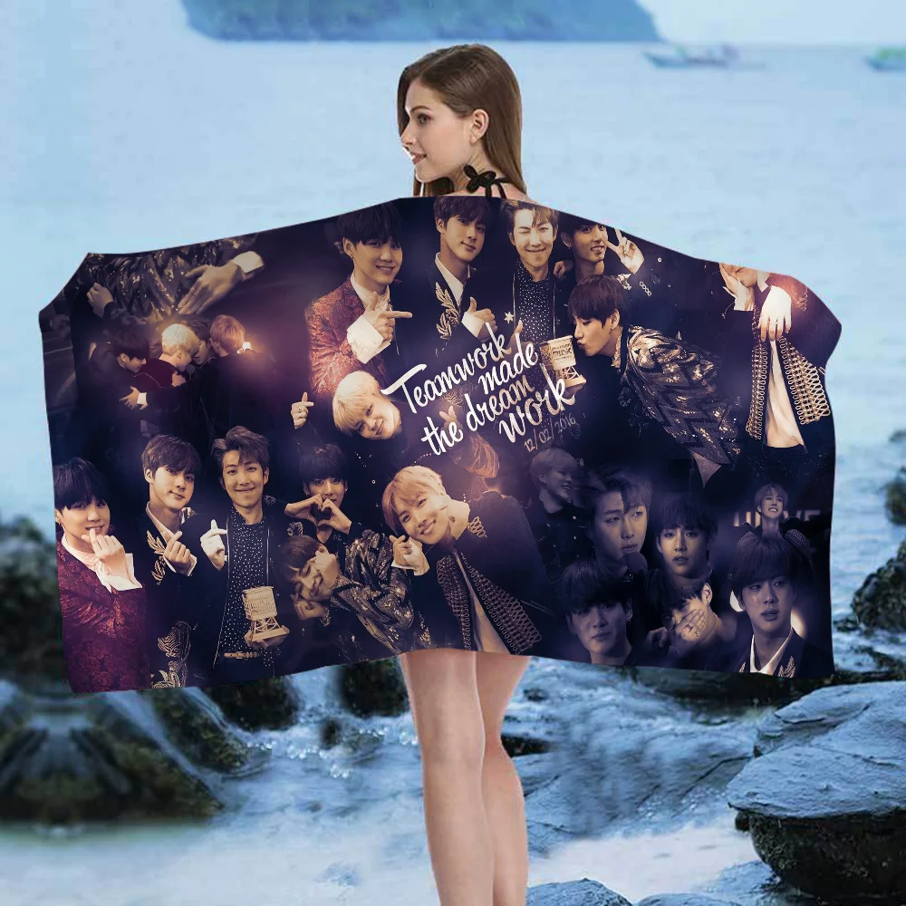 Dynamite Kpop Boys Big Microfiber Beach Towels Quick Dry Towel Sand Beach Towels Pool Towel For Travel Swim Pool Yoga