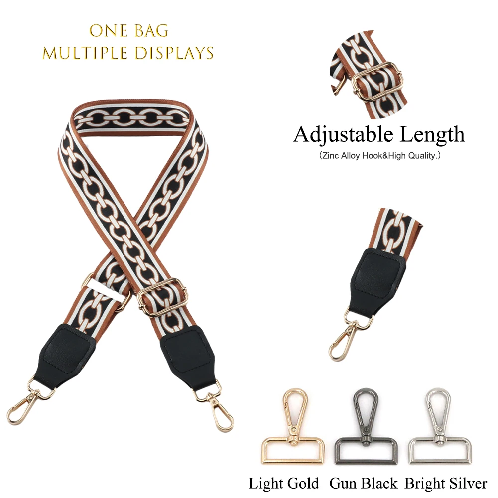 

Bag Belt Shoulder Messenger Fashion Replacement Handbag Bag Crossbody Accessories Expansion Band Adjustable Length Handbag Strap