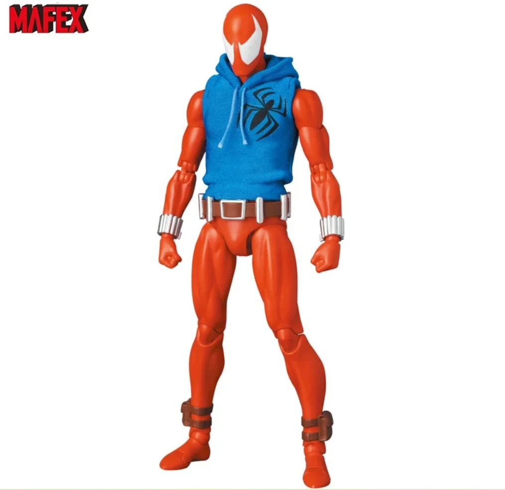 

Original MAFEX 186 SCARLET SPIDER COMIC Ver Spider man In Stock Anime Action Collection Figures Model Toys Figura Gifts