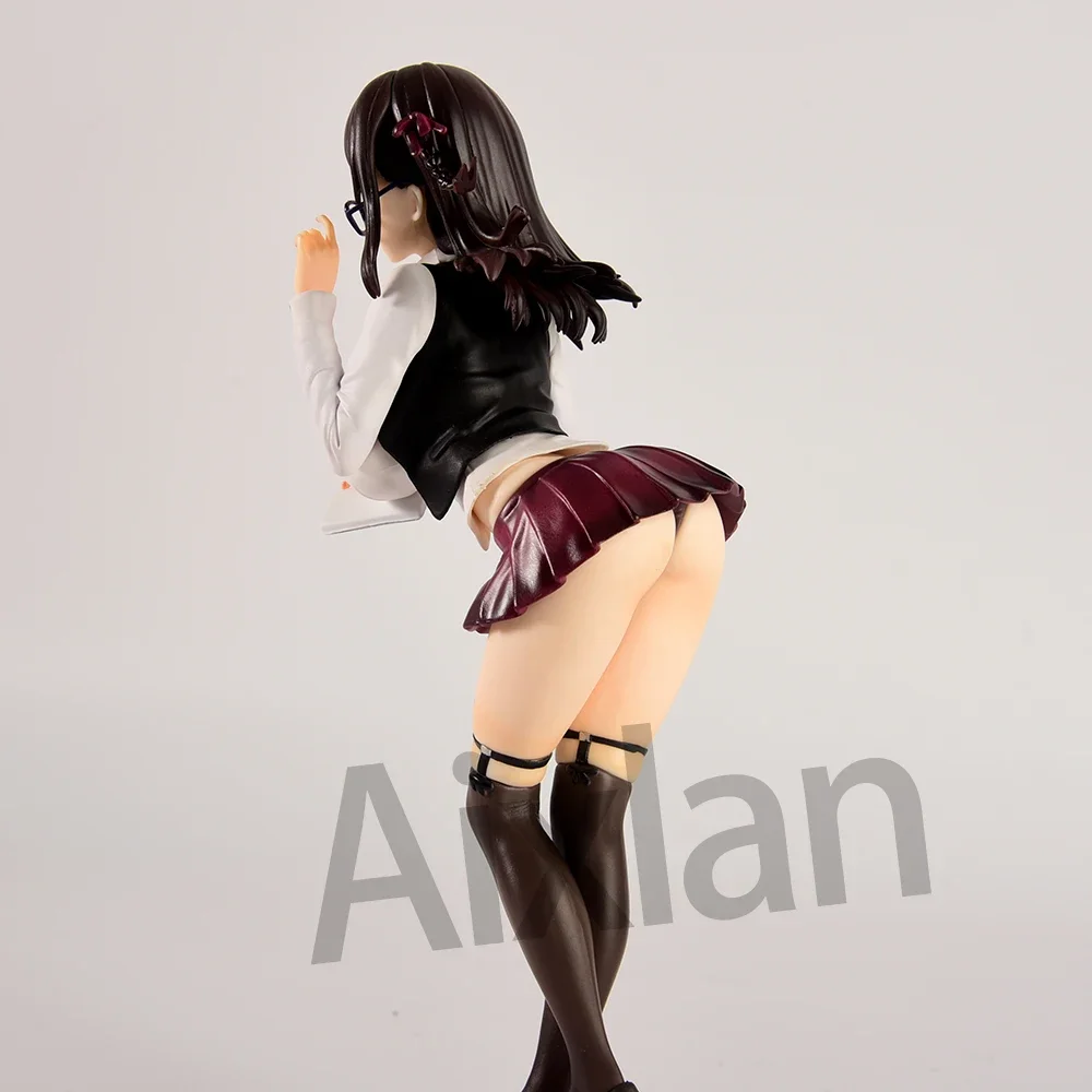QAHEART Anime Figure - Original Painting Illustration Girl Statue, 24cm PVC Model For Collection, Gift For Fans
