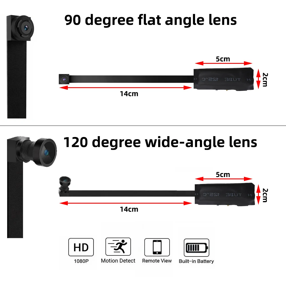 Indoor Mini Camera 1080P HD - Wireless P2P Live View, MicroSD Storage & Real-Time Alerts for Baby/Pet Care (Daytime Use) 2