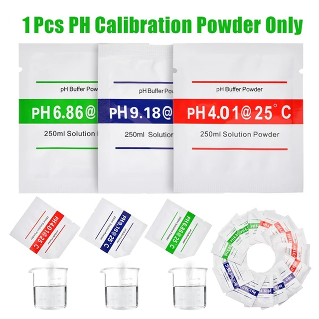 A Ph -Tesztmérő Mérőszáma Kalibrációs Oldat Pufferpor 4,01/6,86/9,18