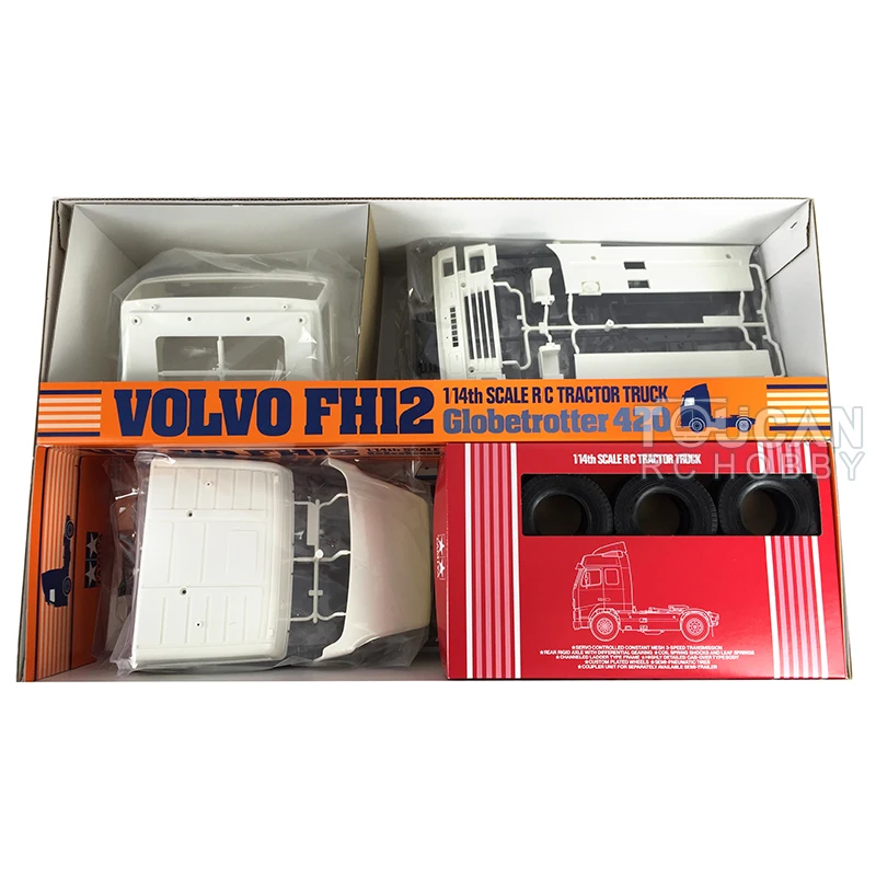 Tamiya Remote Control Truck 1/14 Tractor Mud Head FH12 Globetrotter 420 56312 KIT Model Toys 3