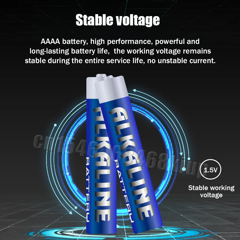 Pilas alcalinas AAAA de 8 piezas, LR61, AM6, 1,5 V, E96, LR8D425, MN2500,  MX2500, 4A, para auriculares, despertador