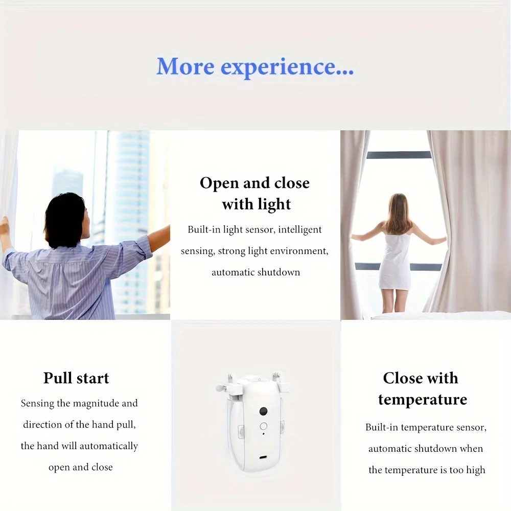 Smart Curtain Robot WiFi Bluetooth Control