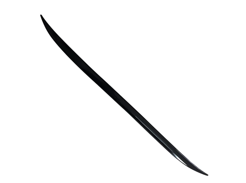 Für Mazda 3 4-Türer Limousine 2004-2021 Auto-Heckklappenspoiler Weichplastik Glänzend Schwarz – Detail 2