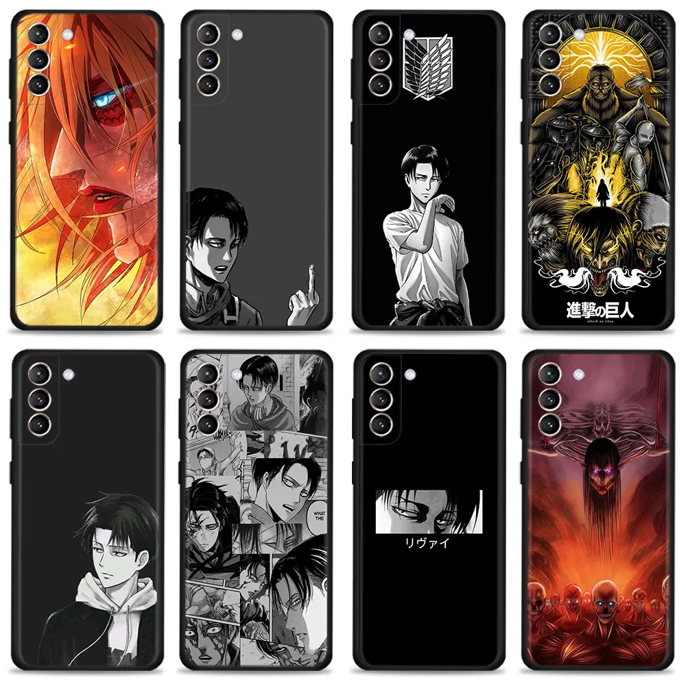 Titans Attack Ackerman Cellphone Cover For Samsung Galaxy S22 S21 S20 FE Ultra S9 S10 Plus S10e S8 Note 10 20Ultra Phone Case |