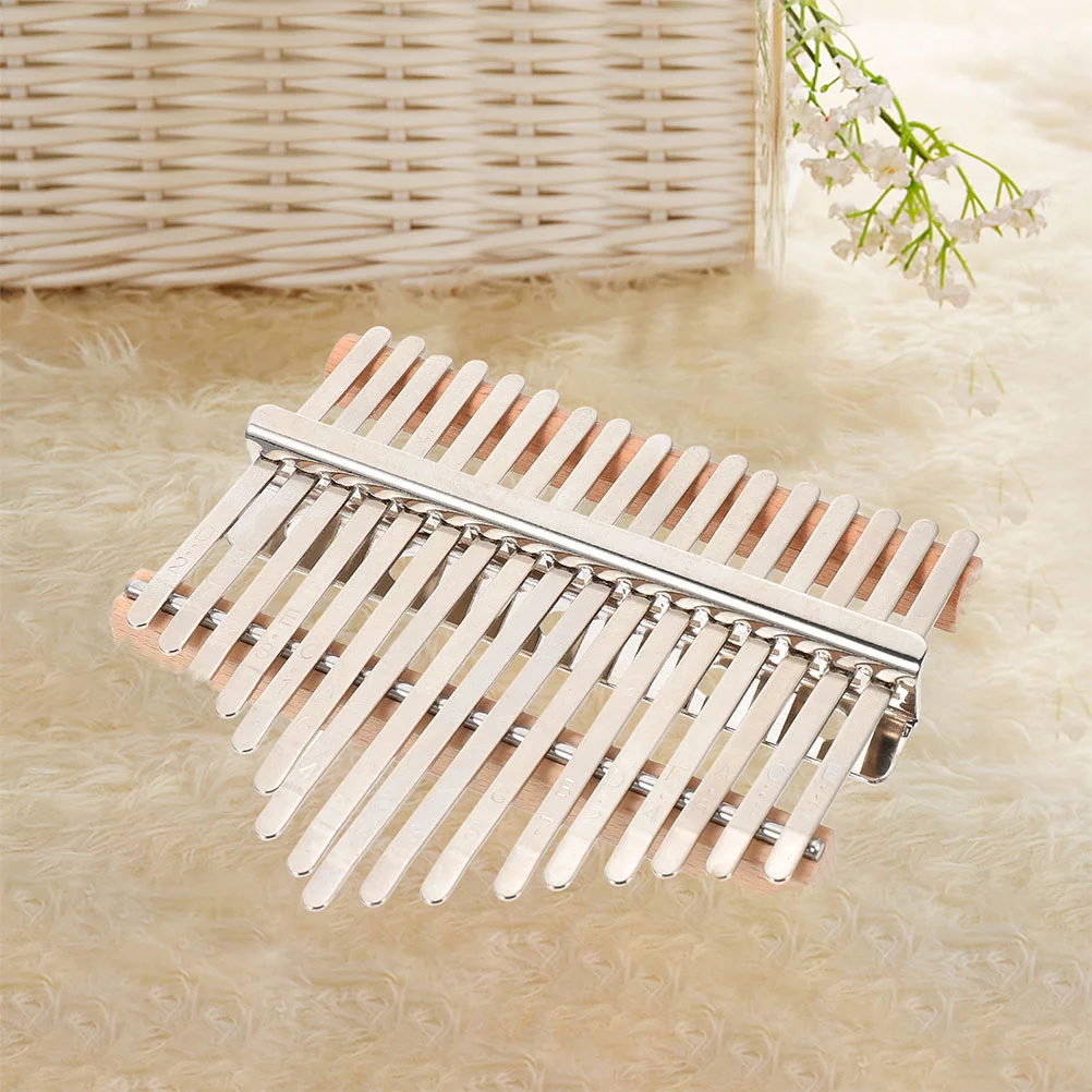2 Set Thumb Piano Accessories Kit DIY Thumb Piano Parts with 8 Keys for Beginners for Home and School Musical Instruments
