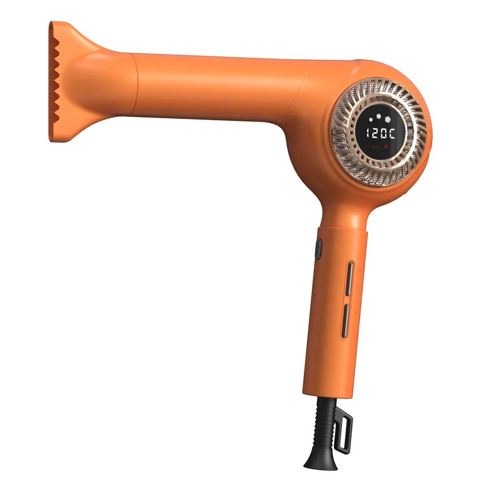 

Professional Hair Blow Dryer 2000w Portable Negative Ion Hair Dryers with Smart LCD Display Hair Diffuser