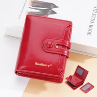 Women Wallets Large Capacity Female Leather Coin Purses Hasp Clutch ID Credit Card Holder Purse Money Bag Red Wallet for Women 1