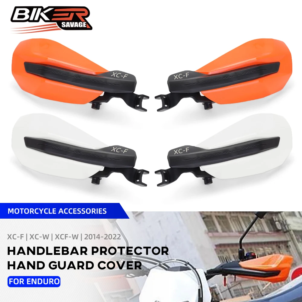 For XC-F XC-W XCF-W 150 200 250 300 350 450 Motorcycle Handlebar Handle Bar Guards Handguard Protector Cover Dirt Bike Off Road motocross front fork protector covers fork guards for sx sxf xc w exc f husqvarna tc fc te fe 125 250 300 350 501 2016 2018